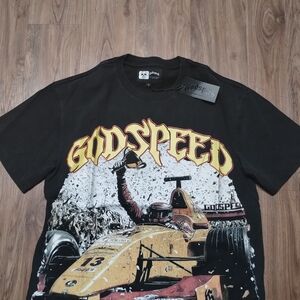 Black Racing Graphic Tee